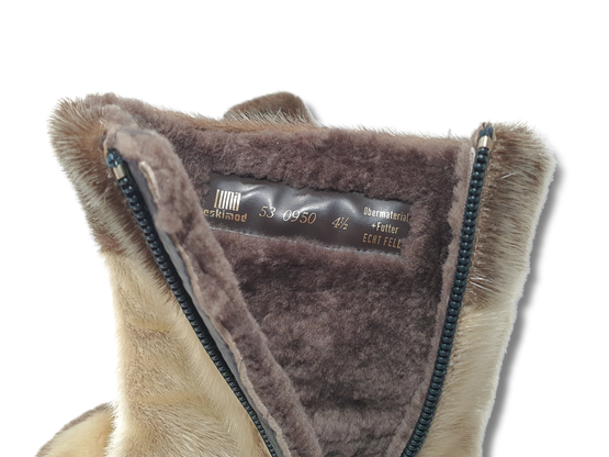 Kamelin nahka kengät (Luna Eskimod, koko 4½.)