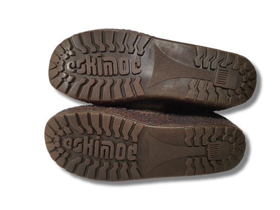 Kamelin nahka kengät (Luna Eskimod, koko 4½.)