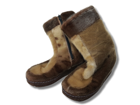 Kamelin nahka kengät (Luna Eskimod, koko 4½.)