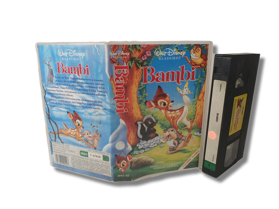 Lasten VHS -elokuva (Bambi) S
