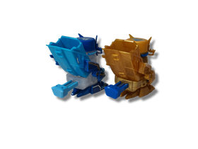 Kaksi lelua (Takara Tomy Bottleman)