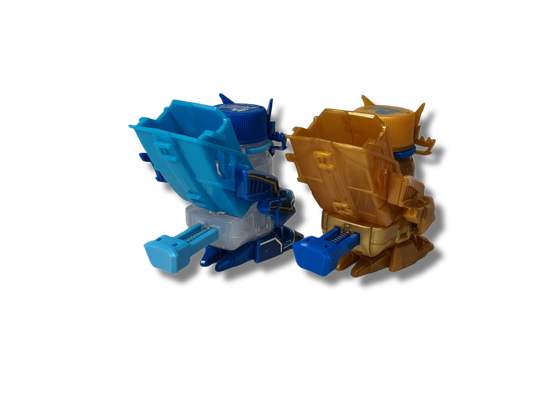 Kaksi lelua (Takara Tomy Bottleman)