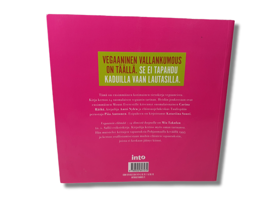 Kirja (Elämäni Vegaanina 14 ihmistä huipulla - Mia Takula)