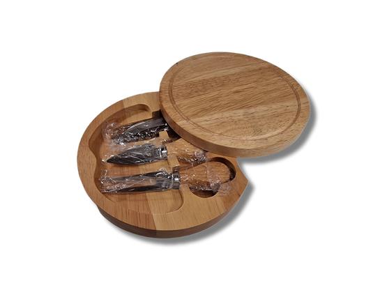 Puinen juuston tarjoilusetti