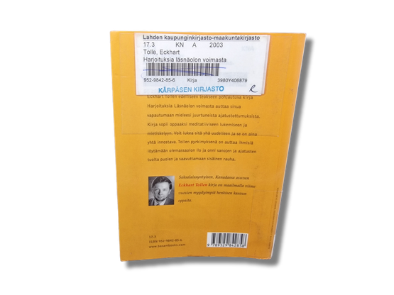 Kierrätyskirja (Harjoituksia Läsnäolon voimasta - Eckhart Tolle)