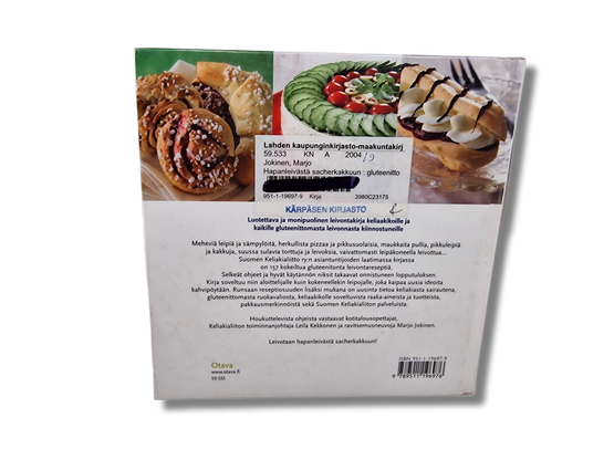 Kierrätyskirja (Hapanleivästä sacherkakkuun : Gluteenottomia leivonnaisia - Marjo Jokinen)