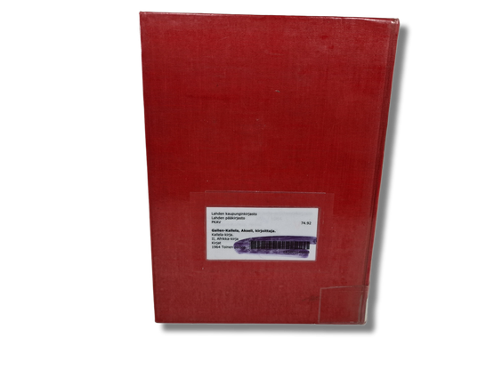 Kierrätyskirja (Afrikka-Kirja - A. Gallen-Kallela)