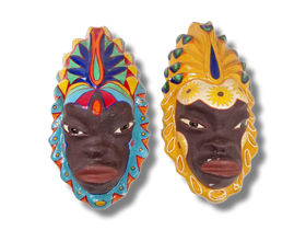 Kaksi seinäkoristetta (34 cm)