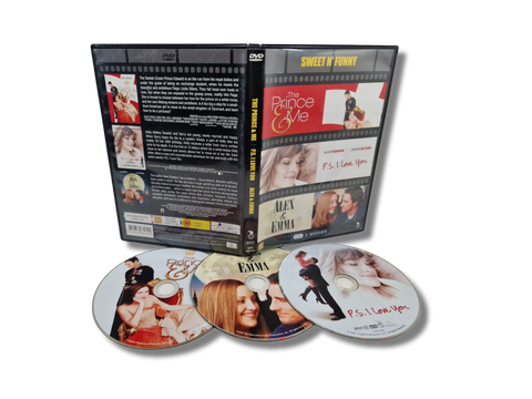 DVD -elokuva (The Prince & Me / P.S. I Love You / Alex & Emma) K12
