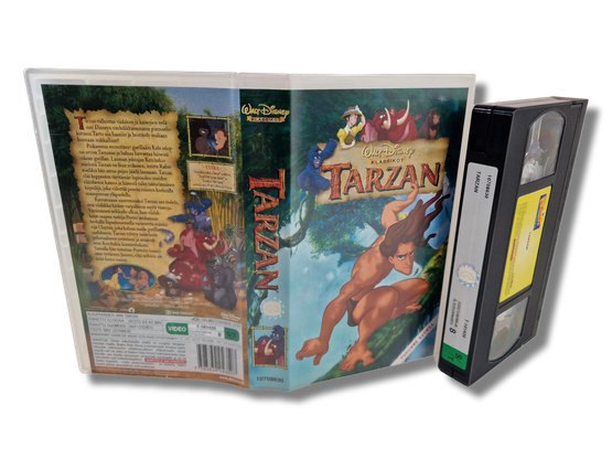 Lasten VHS -elokuva (Tarzan - Walt Disney Klassikot) S