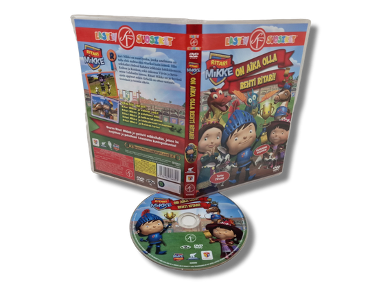 Lasten DVD -elokuva (Ritari Mikke - On Aika Olla Rehti Ritari) S
