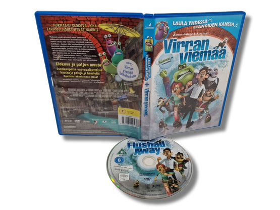 Lasten DVD -elokuva (Virran viemää) K7