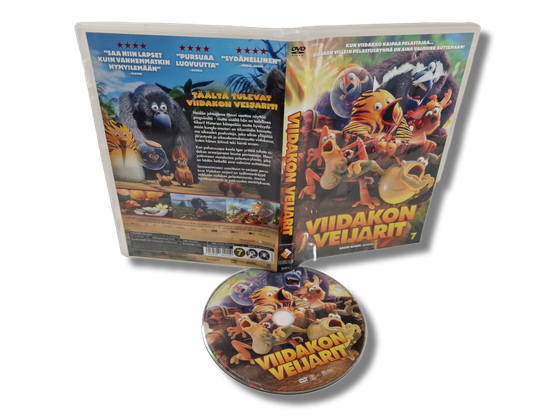 Lasten DVD -elokuva (Viidakon Veijarit) K7