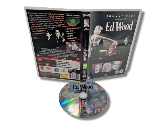 DVD -elokuva (Ed Wood -Johnny Depp) K16