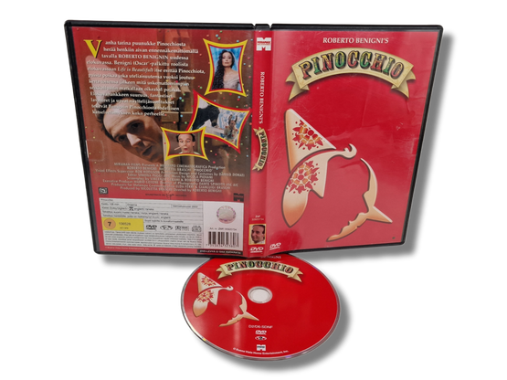 DVD -elokuva (Pinocchuo) K7