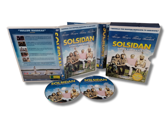 DVD -elokuva / TV -sarja (Solsidan - Onnea Onkimassa Kausi 1 jaksot 1-10) S