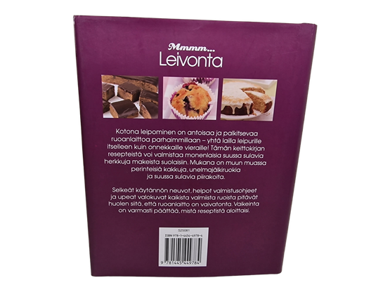 Kirja (Mmmm. Leivonta - vastustamattoman herkullisia ruoanvalmistusohjeita)