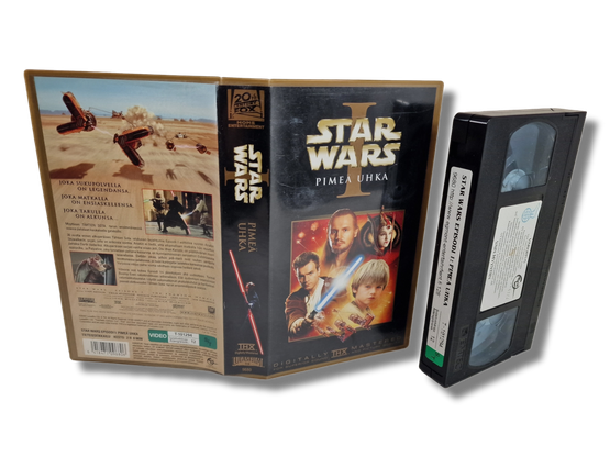 VHS -elokuva (Star Wars I - Pimeä Uhka) S