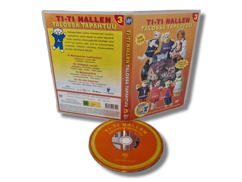 Lasten DVD -elokuva (Ti-Ti Nallen Talossa Tapahtuu 3) S
