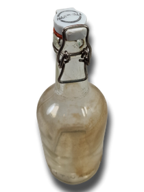 Vanha pullo keraamisella korkilla (Hartwall A/B)