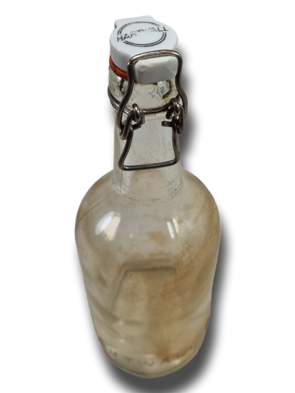 Vanha pullo keraamisella korkilla (Hartwall A/B)