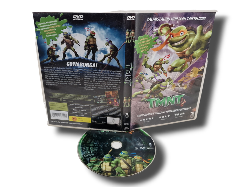 Lasten dvd elokuva tmnt teini ik iset mutanttininjakilpikonnat k12