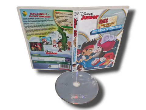 Lasten DVD -elokuva (Jake Vastaan Kapteeni Koukku numero 5 - Disney) S