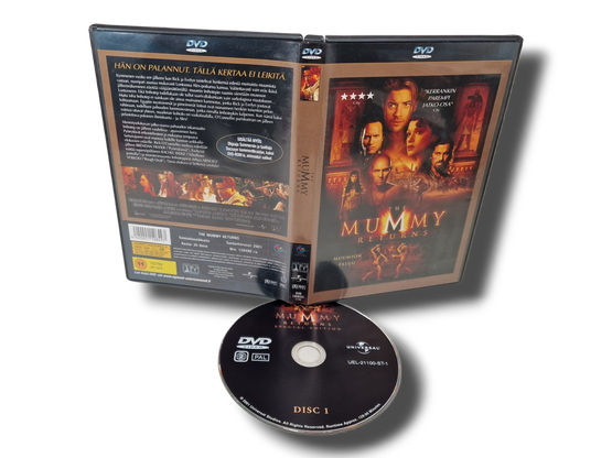DVD -elokuva (Mummy Returns - Muumion Paluu) K12