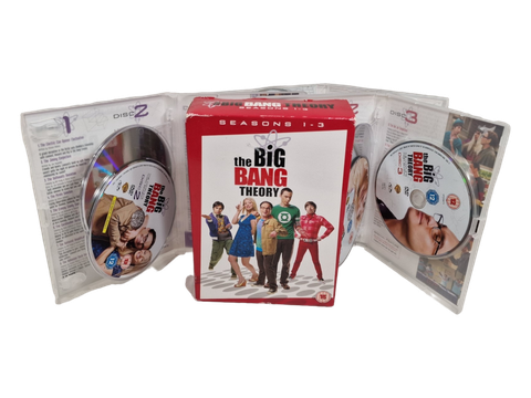 DVD - TV -sarja (the Big Bang Theory season 1-3) K16
