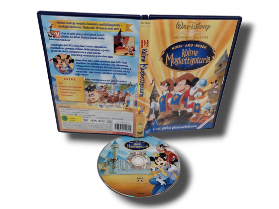Lasten DVD -elokuva (Kolme muskettisoturia - Walt Disney) S