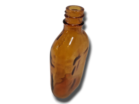 Pieni ruskea AV pullo (15 cm)