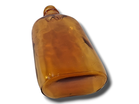 Pieni ruskea AV pullo (15 cm)