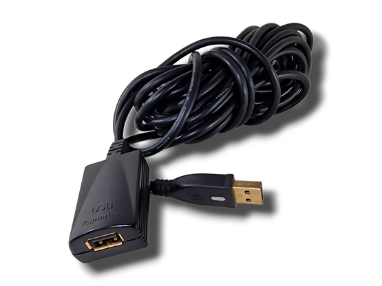 USB 2.0 aktiivinen 5m jatkokaapeli
