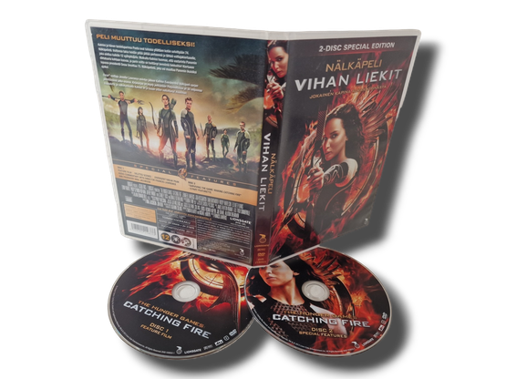 DVD -elokuva (Nälkäpeli Vihan Liekit) K12