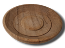 Puinen tarjoiluastia (28 cm)