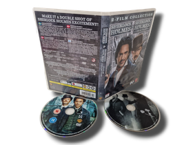 DVD -elokuva (Sherlock Holmes & Sherlock Holmes A Game Of Shadows) K12