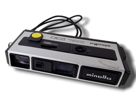 Vintage filmikamera (Minolta Pocket Autopak 230)