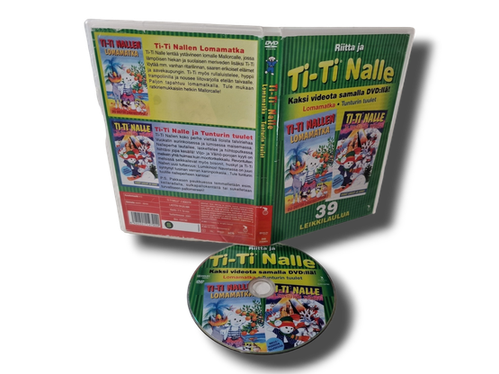 Lasten DVD -elokuva (Ti-Ti Nalle -  Lomamatka / Tunturin tuulet) S