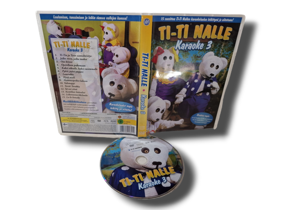 Lasten DVD -elokuva (Ti-Ti Nalle -  Karaoke 3) S