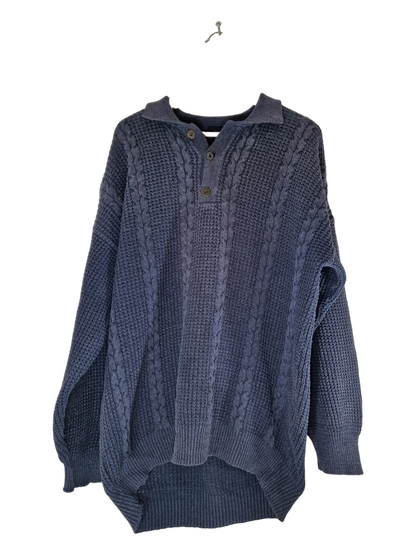 Miesten pitkähihainen neule, koko L ( King Wool collection)