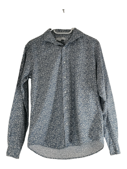 Miesten pitkähihainen kauluspaita, koko M (Smog)