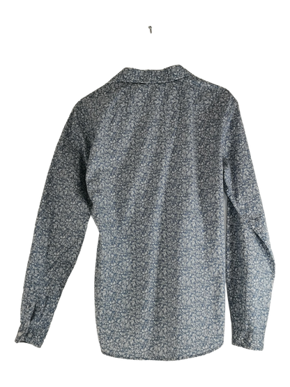 Miesten pitkähihainen kauluspaita, koko M (Smog)