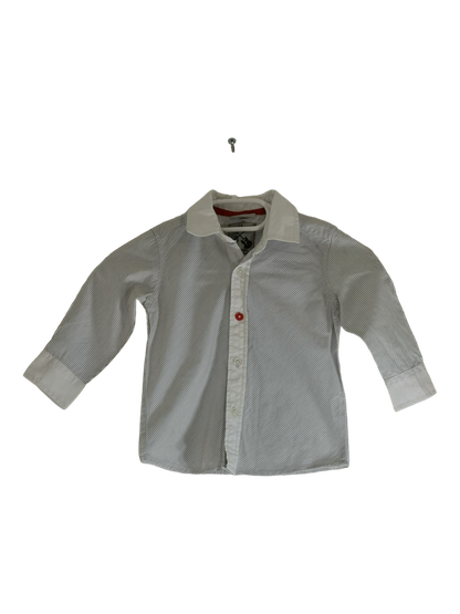 Poikien pitkähihainen kauluspaita, koko 86 cm, (KappAhl)