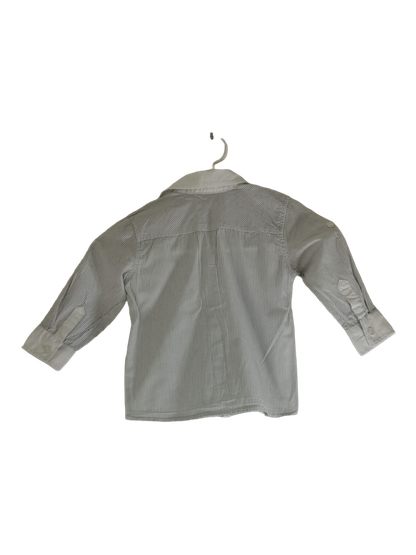 Poikien pitkähihainen kauluspaita, koko 86 cm, (KappAhl)