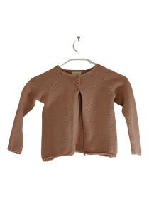 Tyttöjen pitkähihainen neulottu mekkopusero, koko 98 cm, (Pomp de lux)