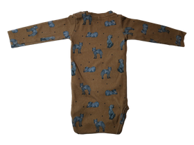 Lasten pitkähihainen body, koko 68 cm (Name it)