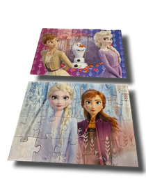Kaksi 20 palan palapeliä (Frozen)