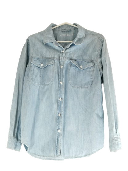 Naisten pitkähihainen kauluspusero, koko L, (Cubus)