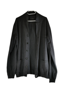 Miesten pitkähihainen neulepusero, koko XL, (Petrifun)