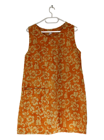 Naisten hihaton mekko, koko S, ( tekstiilimuotoilija Sirpa Hiltunen)